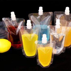 clear spout pouches with handle
