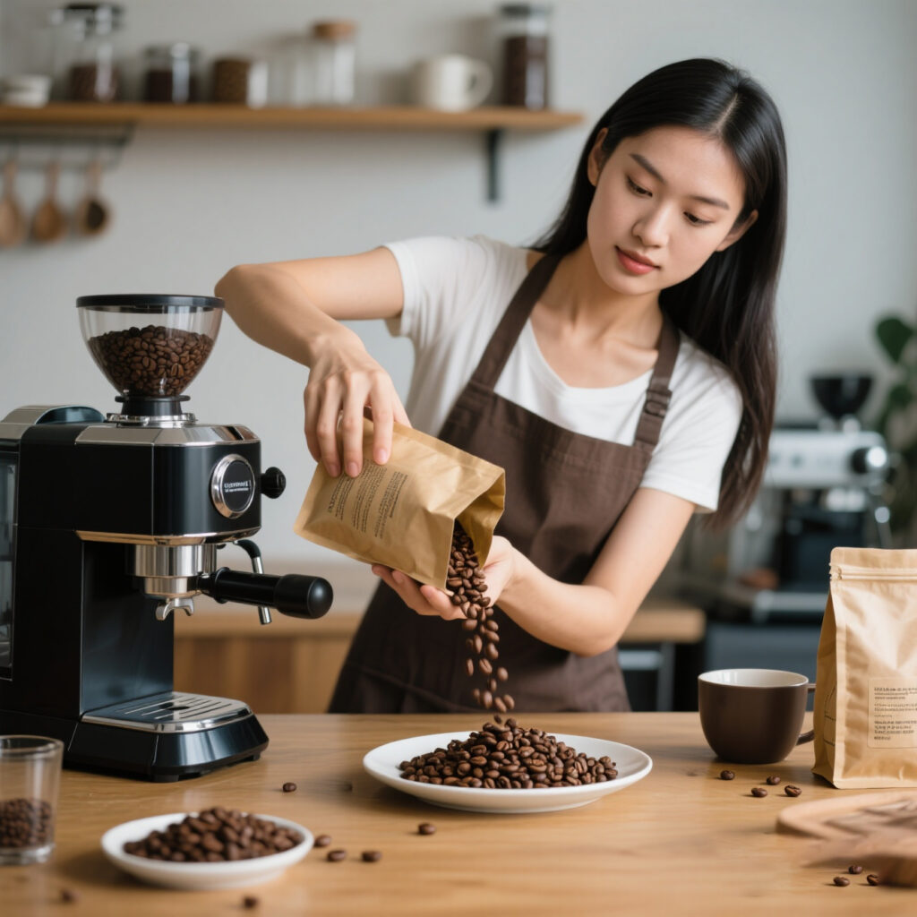 coffee bags with valve