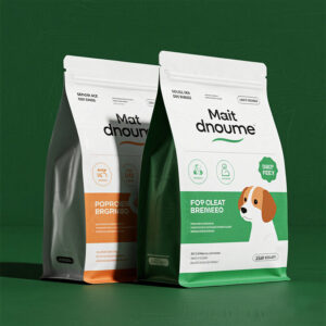 flat bottom pet food pouch