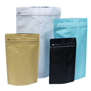 matte stand up pouches with valve