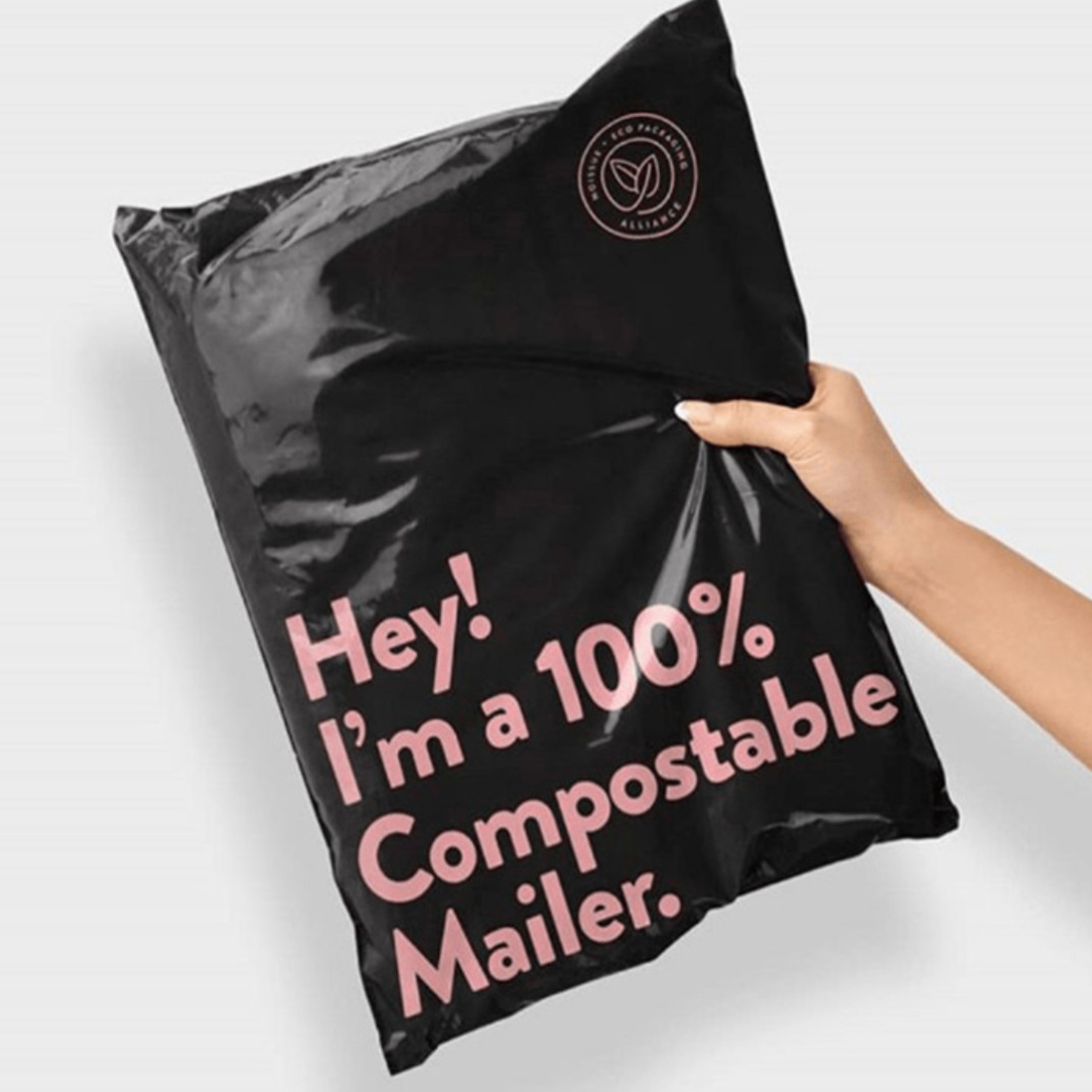 thank you printed poly mailers