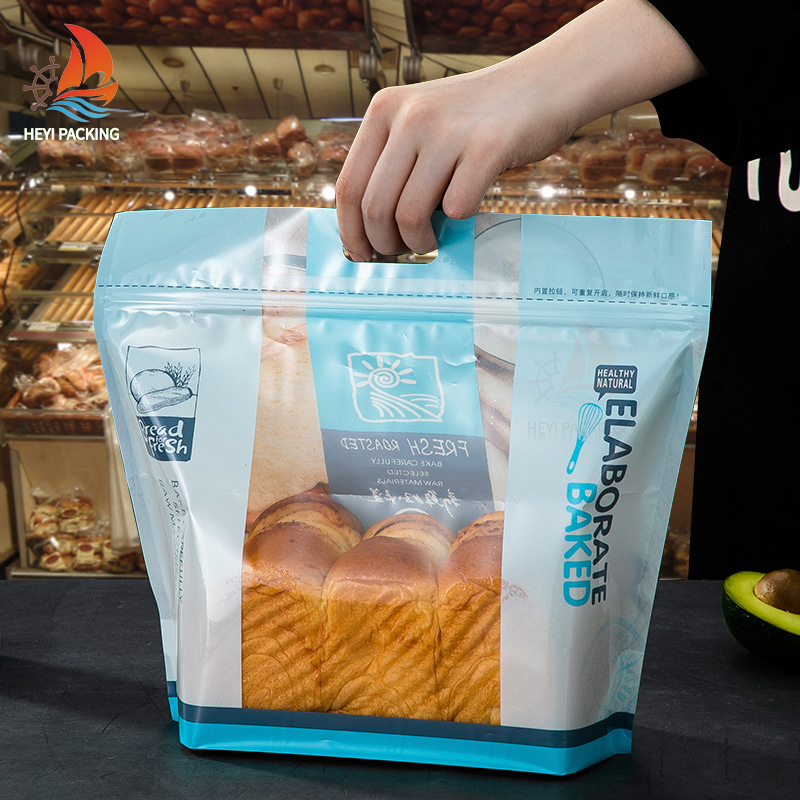 window bread bags with zipper